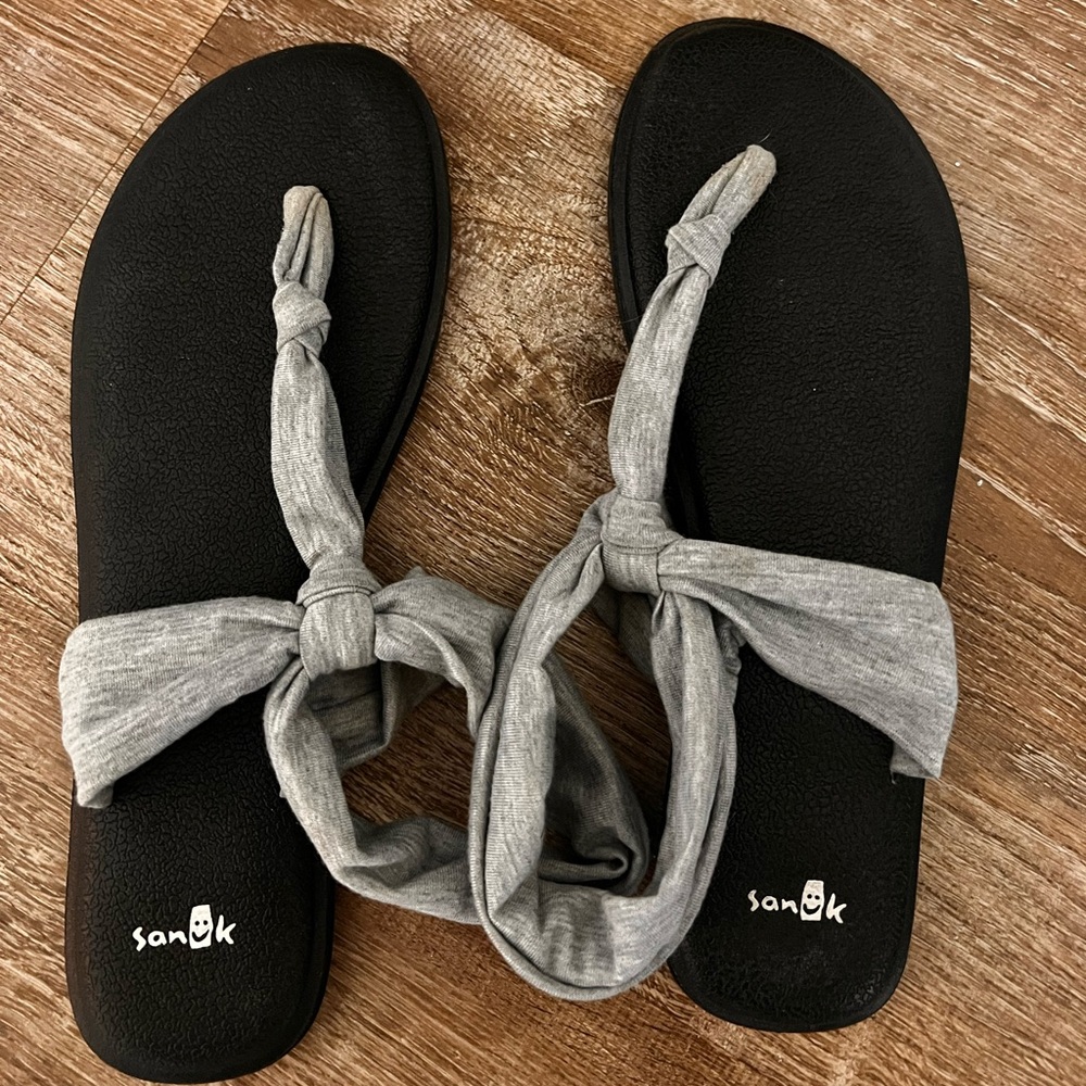Gray Sanuk Sling Back Sandal